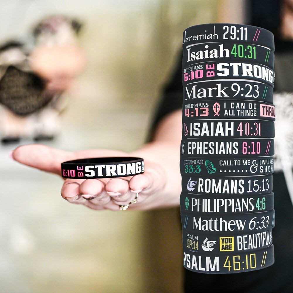 LOT OF 13 CHRISTIAN WRISTBAND FOR GUYS OR GIRLS RELIGIOUS BRACELET JEWELRY